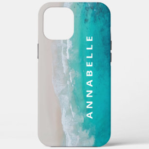 tropical sand beach ocean grad class of iPhone 12 pro max case