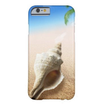 Tropical Sandy Beach with Conch & Turquoise Water Barely There iPhone 6 Case Tropical Sandy Beach with Conch & Turquoise Water Barely There iPhone 6 Case