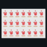 Tropical Santa Claus Tissue Paper<br><div class="desc">This design features a tropical Santa Claus. For matching items type "penguincornerstore santa" into the Zazzle search bar.</div>