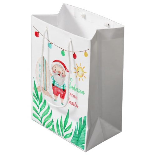 Tropical Santa Gift Bag