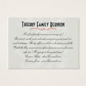 Tropical Save the Date Family Reunion (Back)