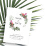 Tropical Save The Date Invitation
