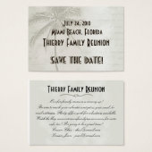 Tropical Save the Date (taupe) (Front & Back)