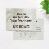 Tropical Save the Date (taupe) (Desk)