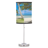 Tropical Scene Coastal Beach Themed Table Lamp (Back)