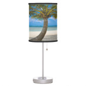 Tropical Scene Coastal Beach Themed Table Lamp (Left)