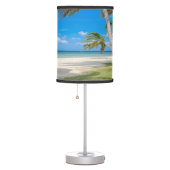 Tropical Scene Coastal Beach Themed Table Lamp (Right)
