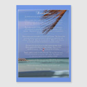 Tropical Scene Max Ehrmann Desiderata Magnet (Front)