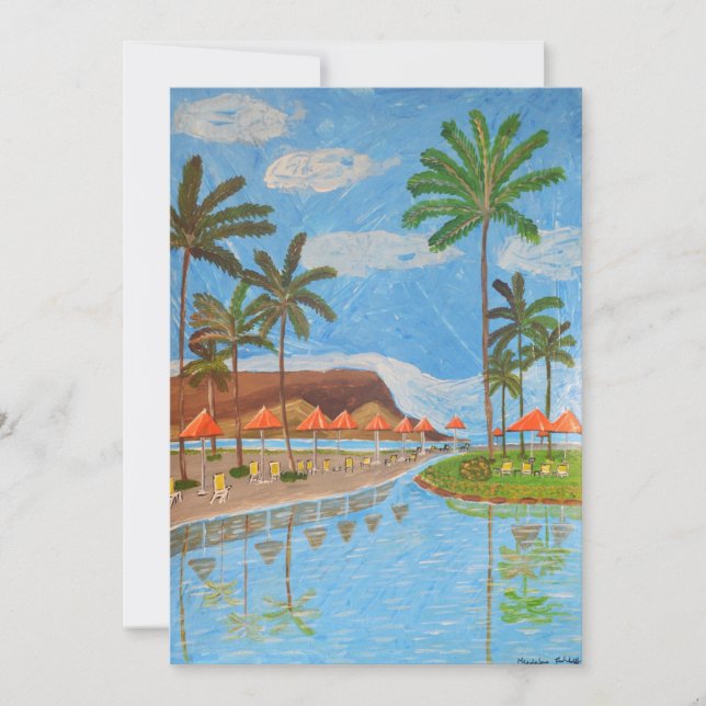 Tropical Scene Postcard  (Front)