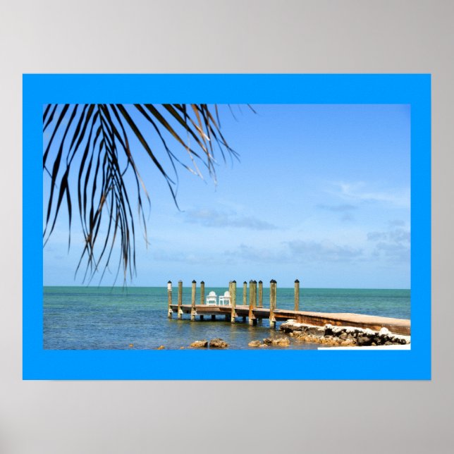 Tropical scene poster (Front)