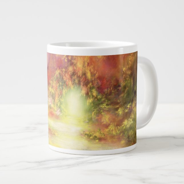 Tropical Scenery 1990 Giant Coffee Mug (Front Right)