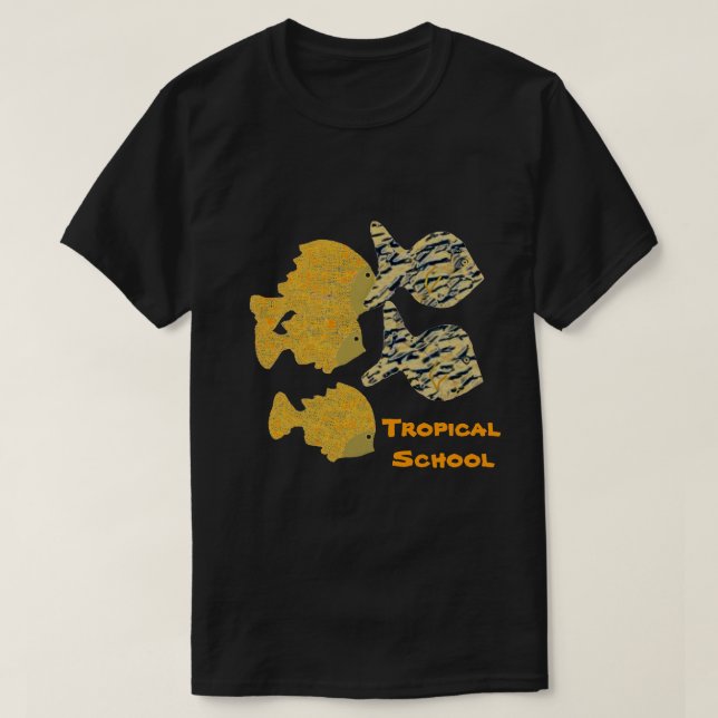 Tropical School   T-Shirt (Design Front)