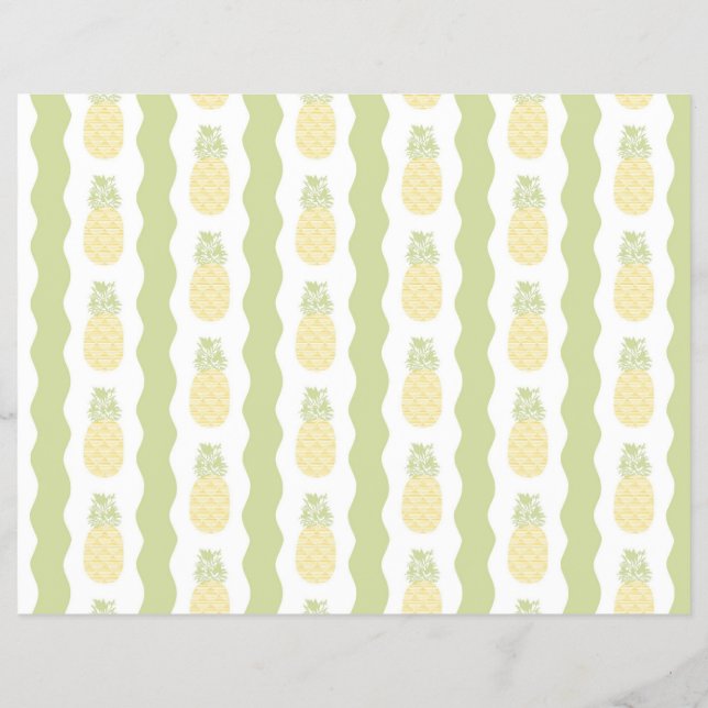 tropical scrapbooking paper (Back)