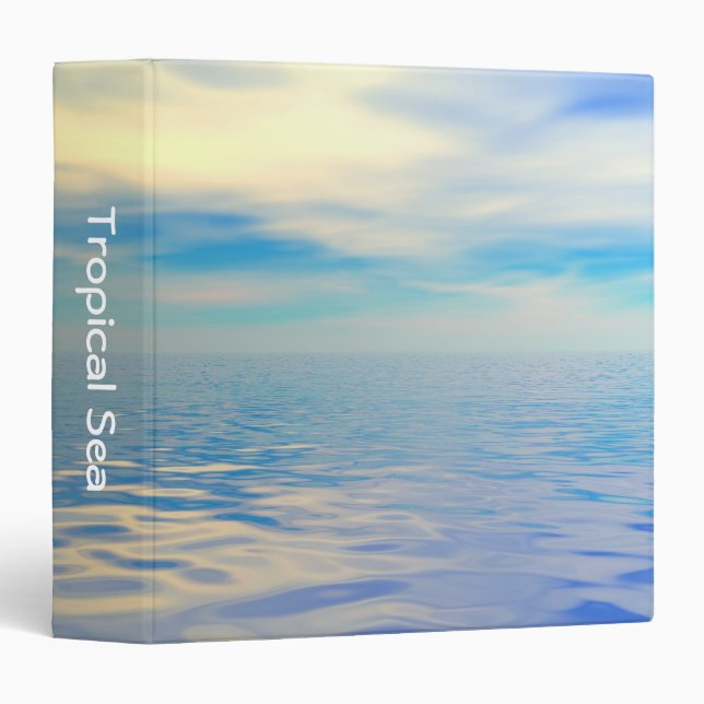 Tropical Sea (1.5in) Binder (Front/Spine)