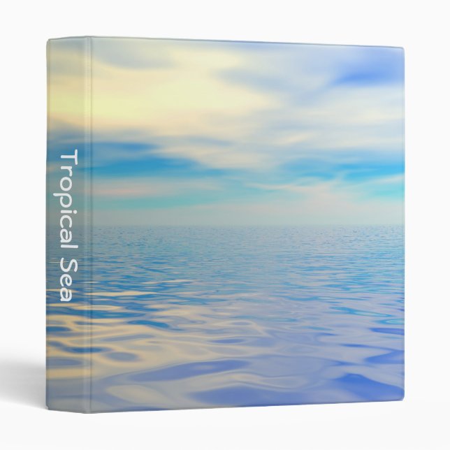 Tropical Sea (1in) Binder (Front/Spine)