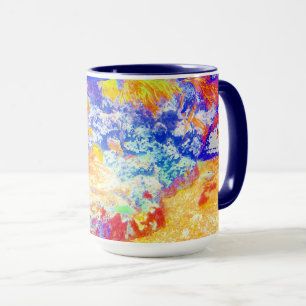 Tropical Sea Colorful Coral Reef Deep Blue Ocean Mug