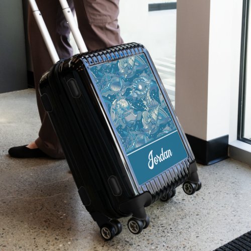 Tropical Sea Pattern  Personalize Luggage