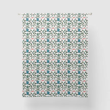Tropical Sea Turtle Floral Pattern | Coastal Ocean