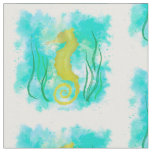 Tropical Seahorse Fabric