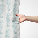 Tropical Seahorses, Seahorse Pattern - Blue Gray Scarf<br><div class="desc">Elegant,  stylish and sophisticated seahorses in blue color on gray background. Modern and trendy gift,  perfect for the sea lover in your life.</div>