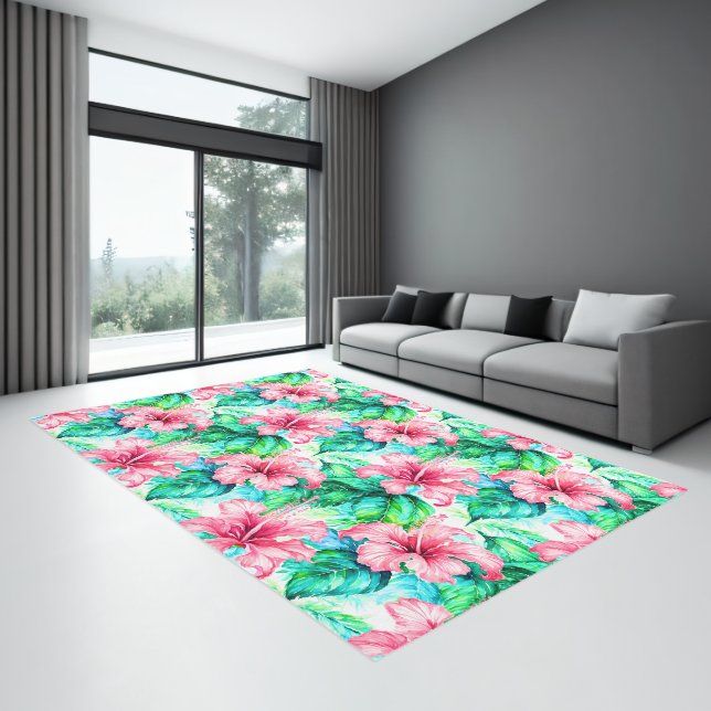 tropical seamless pattern rug (Insitu (Indoor 3))