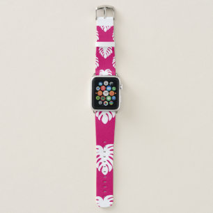 Tropical seamless pattern with monstera. art,backg apple watch band