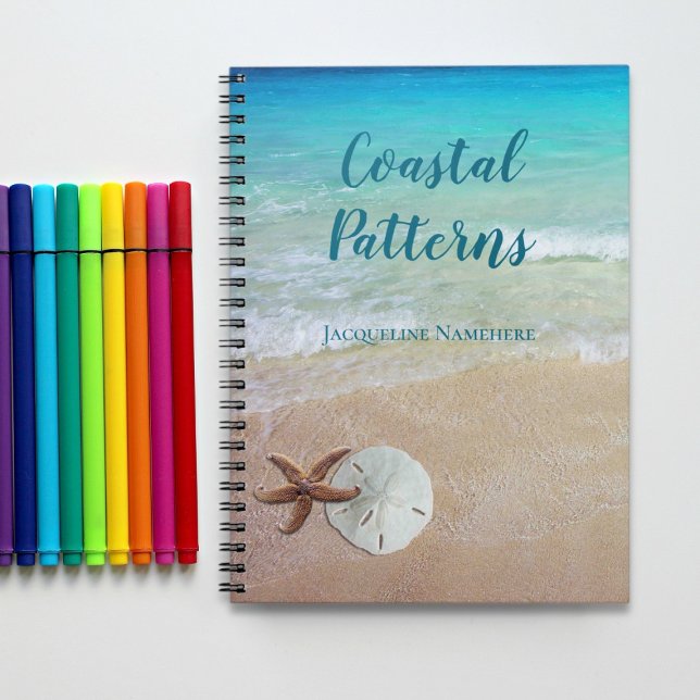 Tropical Seas Sand Dollar Starfish Custom Notebook (Creator Uploaded)
