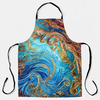 Tropical Seascape Beach Ocean Waves Apron