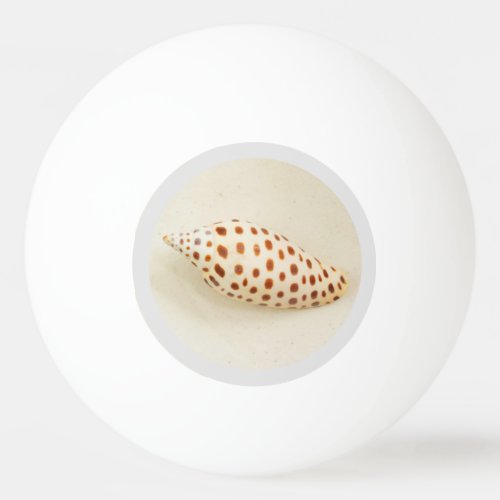 Tropical Seashell Florida Junonia Ping Pong Ball