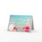 Tropical Seashells and Flowers Message Christmas