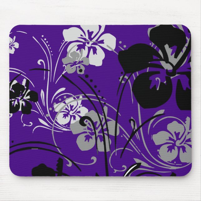 Tropical Serenade (Purple) Mousepad (Front)