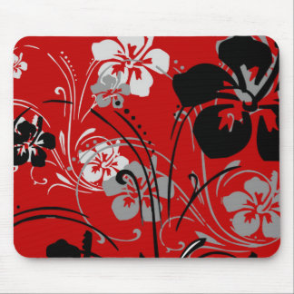 Tropical Serenade (Red) Mousepad