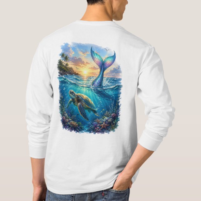 Tropical Serenity T-Shirt (Back)