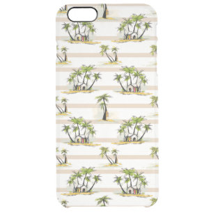 Tropical Shack And Palms Clear iPhone 6 Plus Case