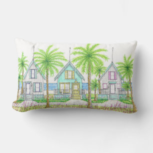 Tropical Shack Beach Life Lumbar Pillow