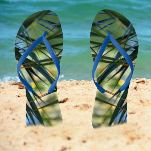 Tropical Shades Flip Flops