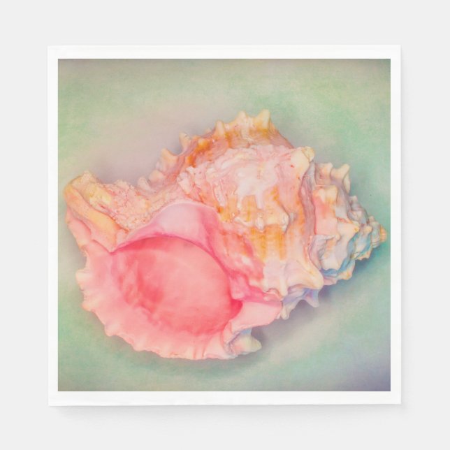 Tropical Shell Paper Napkins (Front)
