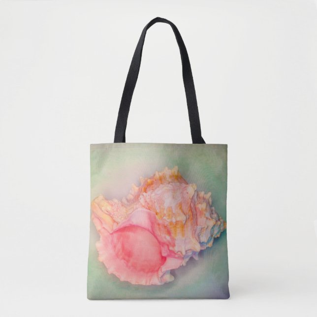 Tropical Shell Tote Bag (Front)