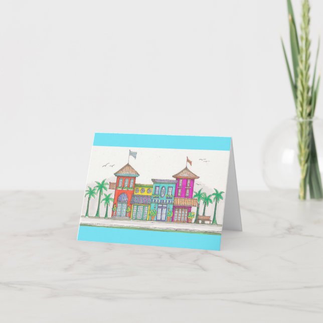 Tropical Shops Notecard (Front)