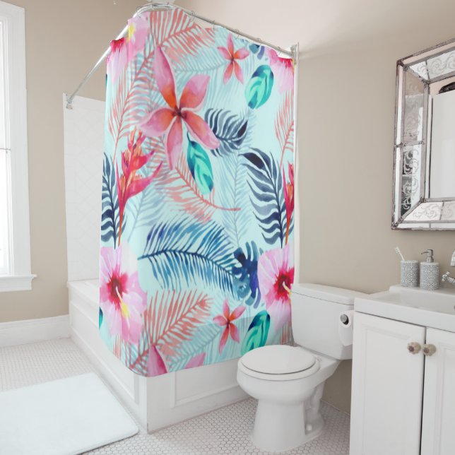Tropical Shower Curtain (In Situ)