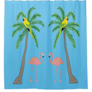 Tropical Shower Curtain, nature, natural design Curtain