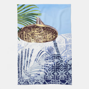 Tropical Shower Kitchen Towel