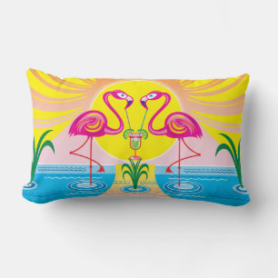 Tropical Sips Lumbar Pillow
