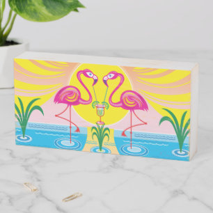 Tropical Sips Wooden Box Sign