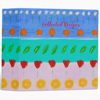 Tropical Slice Recipe Binder