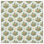 Tropical Sloth Pattern Fabric