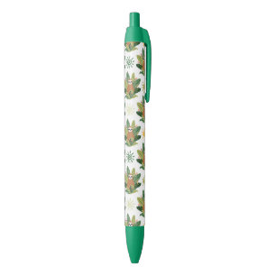 Tropical Sloth Pattern Pen