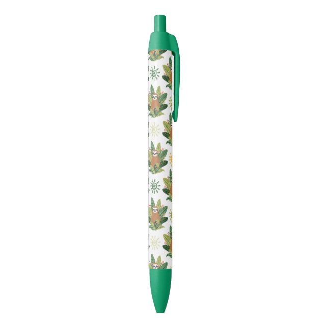 Tropical Sloth Pattern Pen (Bottom (Vertical))