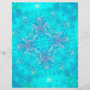 Tropical Snowflakes Collage Collection #5