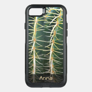 Tropical Sphere Cactus Botanical Photo any Text OtterBox Commuter iPhone SE/8/7 Case